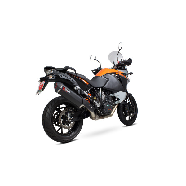 Scorpion Exhaust KTM 1050 Adventure 2015 - 2016 Serket Parallel Slip-on Black Ceramic Coated Sleeve